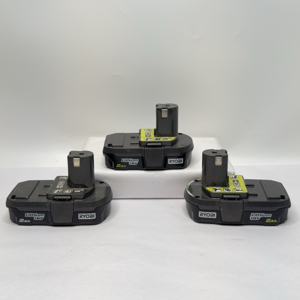 Ryobi 18volt Batteries P190 For Parts Not Working Lot Of 3 - Picture 4 of 9